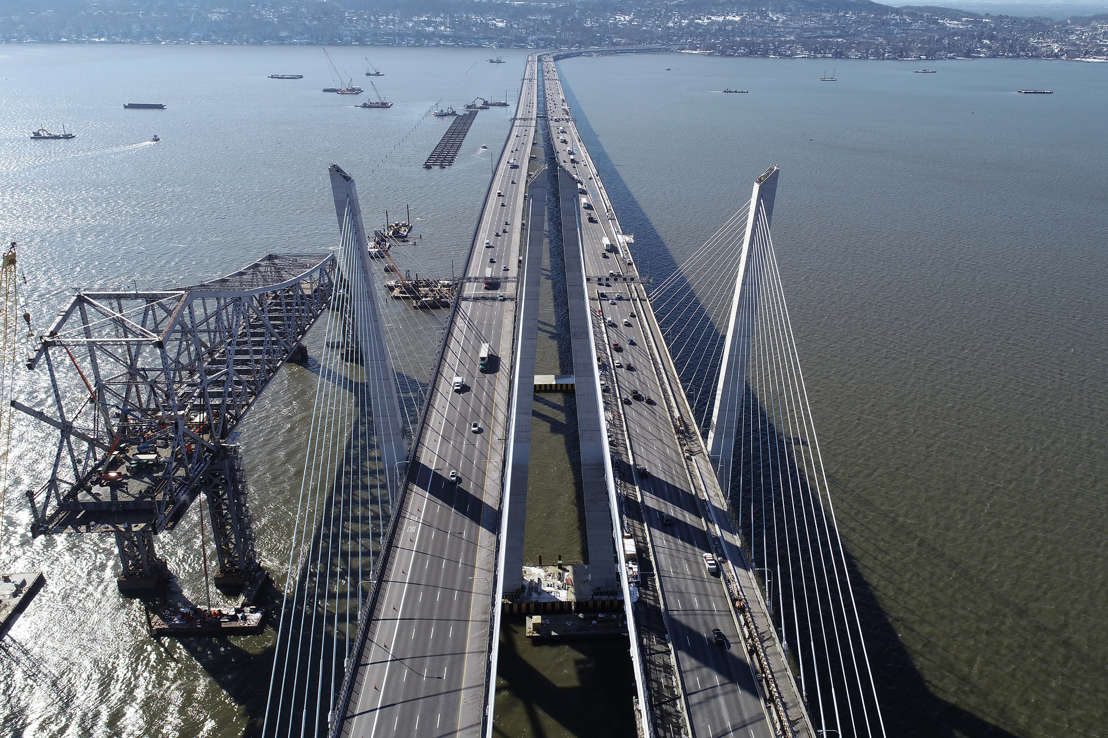 New Drone Photos of Mario M. Cuomo Bridge